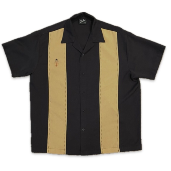 Bowling Shirt Button Down Sz Large - Picture 1 of 6